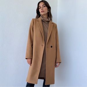 NWT Aritzia Babaton The Stedman Wool Cashmere Blend Coat